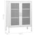 Storage Cabinet White 80x35x101.5 cm Steel