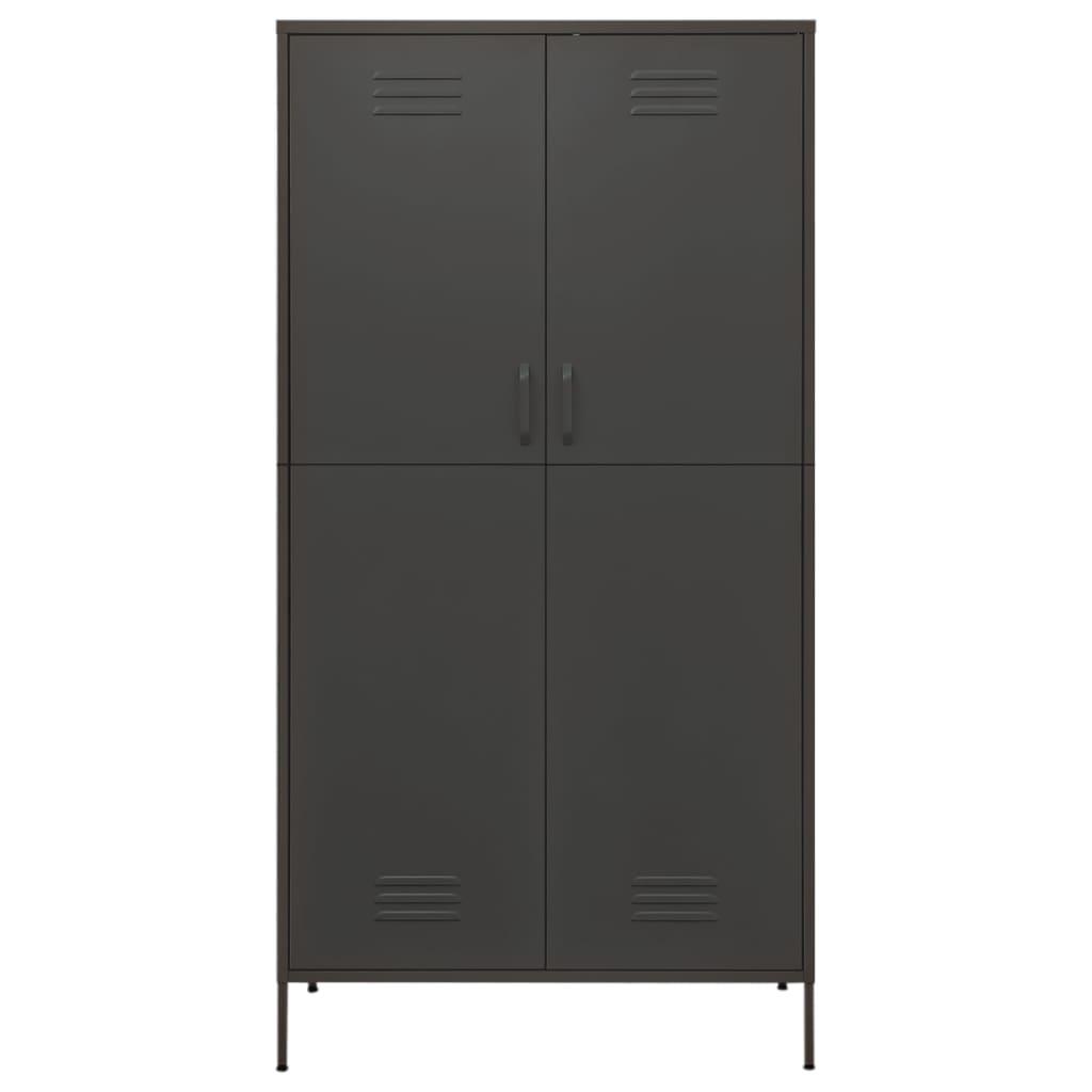 Wardrobe Anthracite 90x50x180 cm Steel