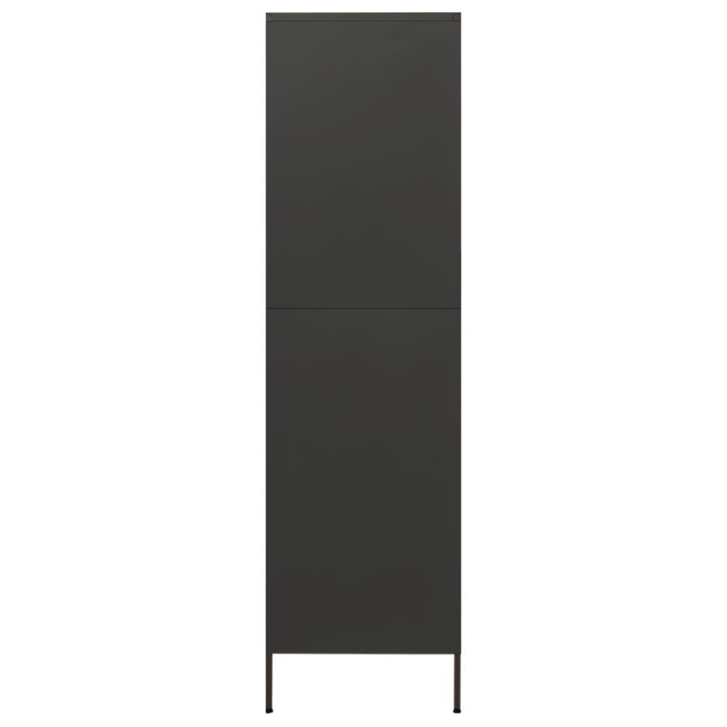 Wardrobe Anthracite 90x50x180 cm Steel