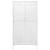 Wardrobe White 90x50x180 cm Steel