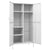 Wardrobe White 90x50x180 cm Steel