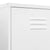 Wardrobe White 90x50x180 cm Steel