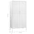 Wardrobe White 90x50x180 cm Steel
