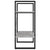 2-Tier Book Cabinet Concrete Grey 60x30x70 cm Engineered Wood