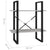 2-Tier Book Cabinet Concrete Grey 60x30x70 cm Engineered Wood