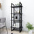 4-Tier Book Cabinet Grey 60x30x140 cm Engineered Wood