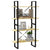 4-Tier Book Cabinet 80x30x140 cm Solid Pine Wood