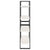 4-Tier Book Cabinet White 80x30x140 cm Solid Pine Wood