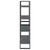 4-Tier Book Cabinet Grey 80x30x140 cm Solid Pine Wood