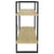 2-Tier Book Cabinet Sonoma Oak 100x30x70 cm Engineered Wood