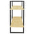 2-Tier Book Cabinet 100x30x70 cm Solid Pine Wood