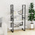 4-Tier Book Cabinet White 100x30x140 cm Engineered Wood