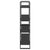 4-Tier Book Cabinet Grey 100x30x140 cm Engineered Wood