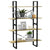 4-Tier Book Cabinet Sonoma Oak 100x30x140 cm Engineered Wood