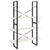 4-Tier Book Cabinet White 100x30x140 cm Solid Pine Wood
