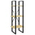 3-Tier Book Cabinet 40x30x105 cm Solid Pinewood