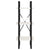 3-Tier Book Cabinet White 40x30x105 cm Solid Pinewood