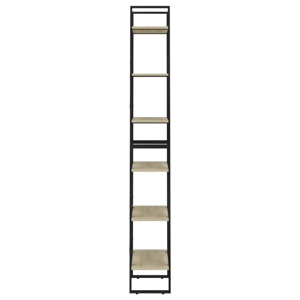 Storage Shelves 2 pcs Sonoma Oak 60x30x210 cm Engineered Wood