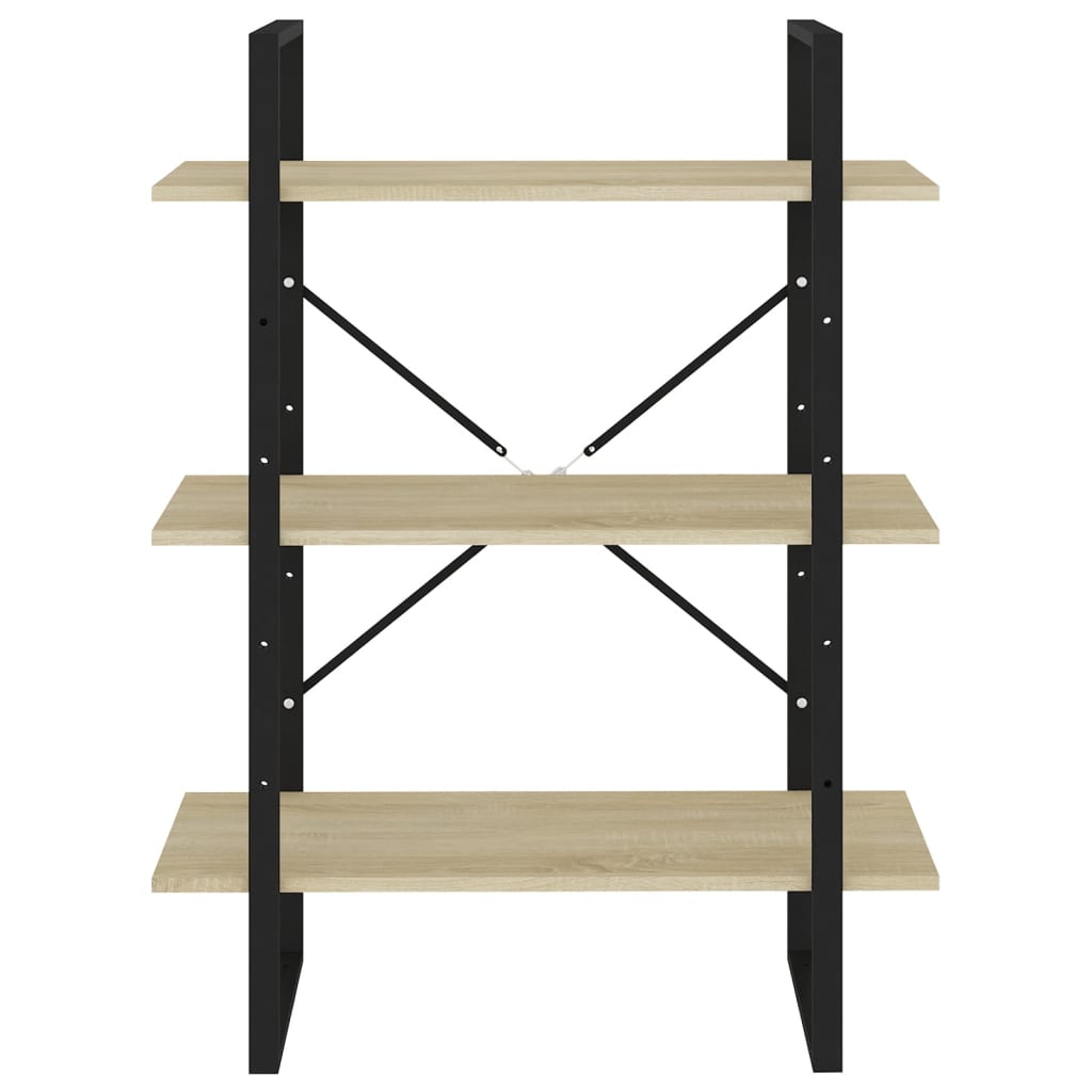 Book Cabinet Sonoma Oak 80x30x105 cm Engineered Wood