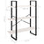 3-Tier Book Cabinet White 100x30x105 cm Solid Pine Wood