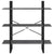 3-Tier Book Cabinet Grey 100x30x105 cm Solid Pine Wood