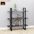 3-Tier Book Cabinet Grey 100x30x105 cm Solid Pine Wood