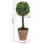 Artificial Boxwood Plants 2 pcs with Pots Ball Shaped Green 41 cm
