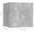 Bedside Cabinet Concrete Grey 30.5x30x30 cm Engineered Wood