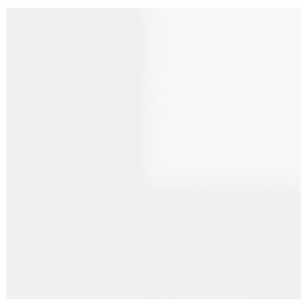 Bedside Cabinet High Gloss White 30.5x30x30 cm Engineered Wood