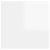 Bedside Cabinet High Gloss White 30.5x30x30 cm Engineered Wood