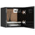 Bedside Cabinet High Gloss Black 30.5x30x30 cm Engineered Wood