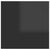 Bedside Cabinet High Gloss Black 30.5x30x30 cm Engineered Wood