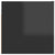 Bedside Cabinet High Gloss Black 30.5x30x30 cm Engineered Wood