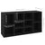 Shoe Bench Black 103x30x55 cm Engineered Wood