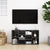 Shoe Bench Grey 103x30x55 cm Engineered Wood