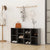 Shoe Bench Grey 103x30x55 cm Engineered Wood
