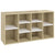 Shoe Bench White and Sonoma Oak 103x30x55 cm Engineered Wood