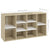 Shoe Bench White and Sonoma Oak 103x30x55 cm Engineered Wood