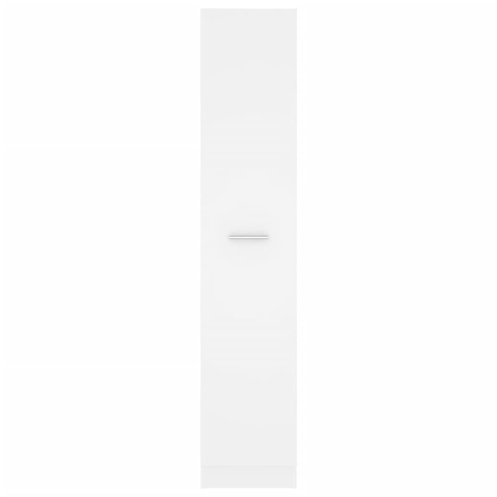 Apothecary Cabinet White 30x42.5x150 cm Engineered Wood