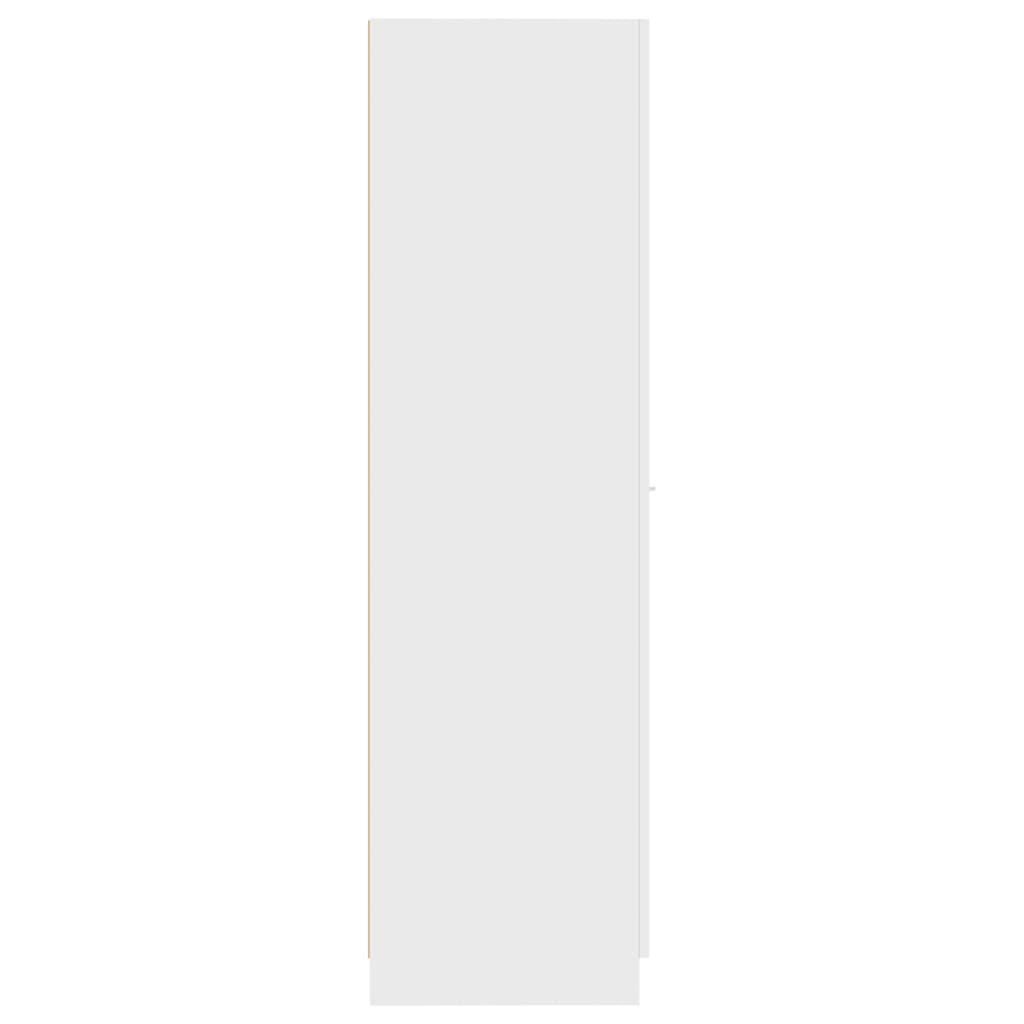 Apothecary Cabinet White 30x42.5x150 cm Engineered Wood