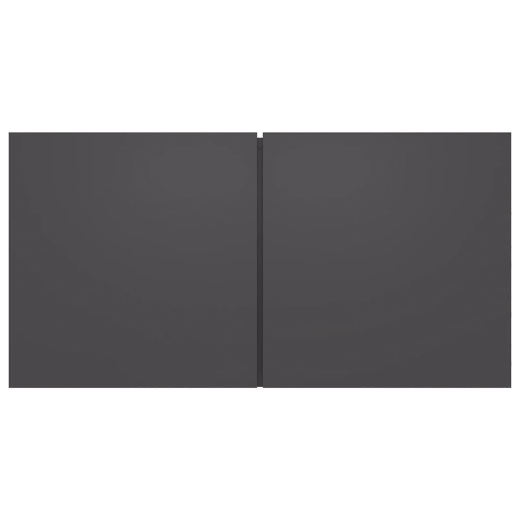 Hanging TV Cabinets 3 pcs Grey 60x30x30 cm