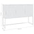 Sideboard White 105x35x75 cm Steel
