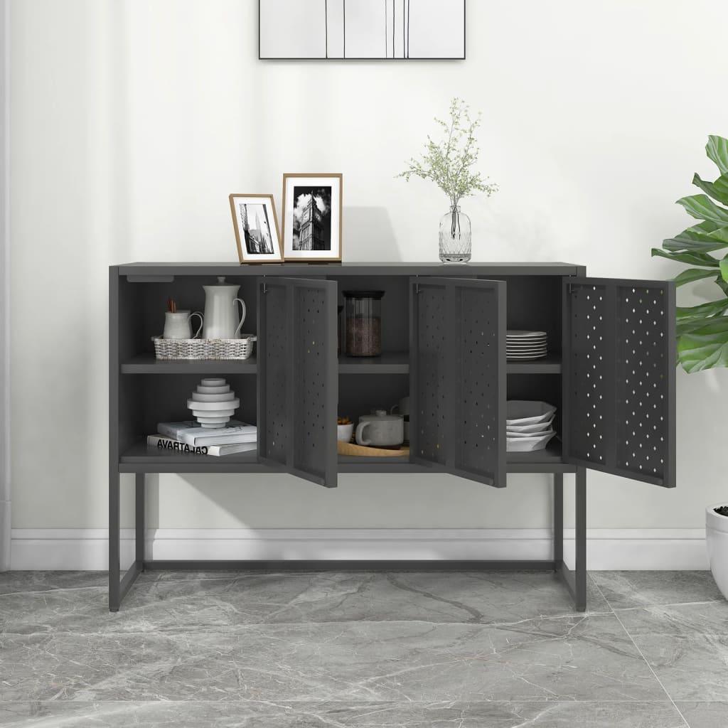 Sideboard Anthracite 105x35x75 cm Steel