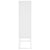 Highboard White 80x35x135 cm Steel