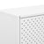 Highboard White 80x35x135 cm Steel