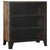 Storage Cabinet Rustic Brown 72x36x82 cm Metal and MDF