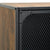 Storage Cabinet Rustic Brown 72x36x82 cm Metal and MDF