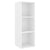 3 Piece TV Cabinet Set White Engineered Wood