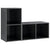 TV Cabinets 2 pcs High Gloss Grey 72x35x36.5 cm Engineered Wood