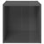 3 Piece TV Cabinet Set High Gloss Grey Engineered Wood